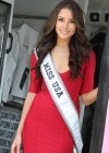 Olivia Culpo - Miss USA 2012 at Big Pink Bus Launch in New York